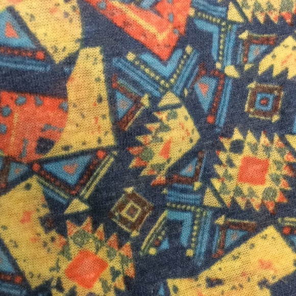 LulaRoe Sarah blue print‎ cardigan - Picture 4 of 4